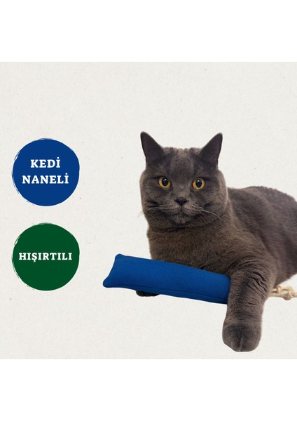Hışırtılı Yastık Kedi Oyuncağı- Kedi Naneli, Doğa Dostu ve Pamuklu fiyatları
