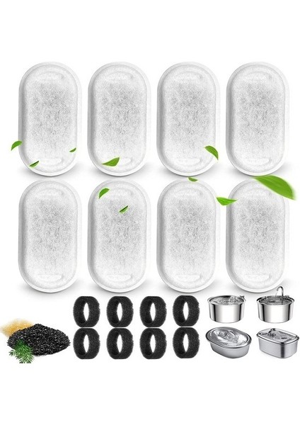 Mensch 8 Takım Otomatik Pet Su Sebili Filtre (Y) (Yurt Dışından)