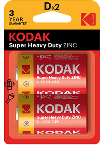 4 Adet Kodak Çinko Karbon Büyük Boy 2'li fiyatları