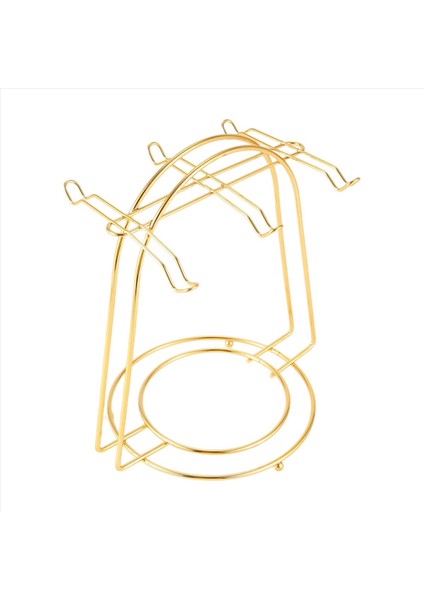 Nordic Home Mutfak Masa Masa Kahve Kupa Tutucu 6 Bardak Stand Altın Metal Bardak Tutucuları Raf Drenaj Organizatör Rafı (Yurt Dışından) fiyatları