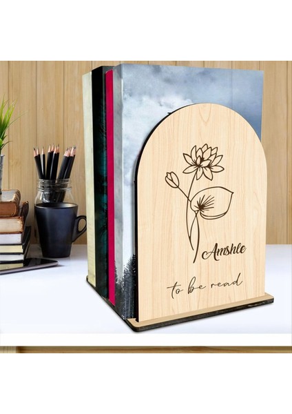 Kişiselleştirilmiş Doğum Çiçeği Okunacak Ahşap Kitap Standı, Isim Kitap Rafları Tutucu Ahşap Kitap Organizasyonu Kitap-A (Yurt Dışından) modelleri