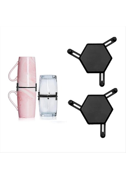 6pcs Kahve Kupa Sahibi Ayarlanabilir Içecek Takımı Istifleyici Düzenleyicisi Istiflenebilir Kahve Fincanı Organizatör Kupası Depolama Organizatörü (Yurt Dışından) fiyatları