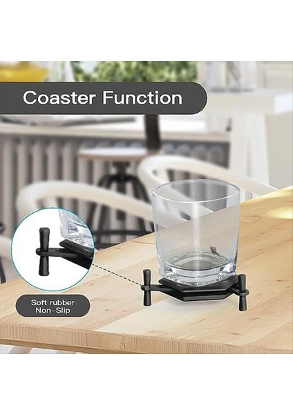 6pcs Kahve Kupa Sahibi Ayarlanabilir Içecek Takımı Istifleyici Düzenleyicisi Istiflenebilir Kahve Fincanı Organizatör Kupası Depolama Organizatörü (Yurt Dışından) modelleri