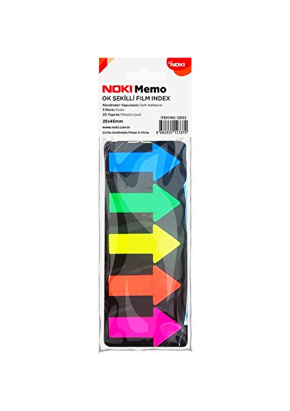 4 Adet Noki Memo Film Indeks Ok Şekilli