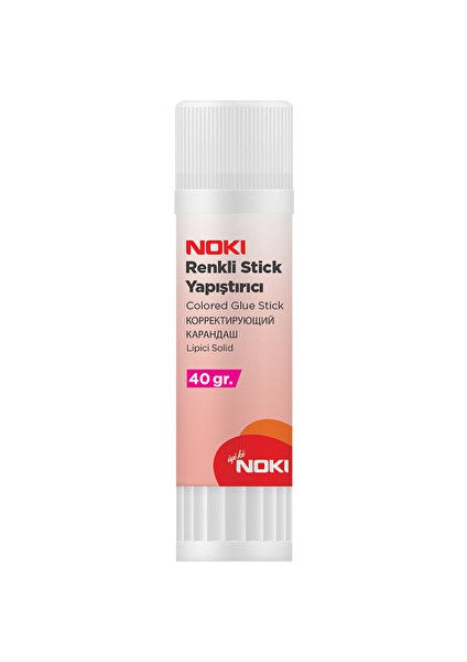 4 Adet Noki Renkli Stick Yapıştırıcı 40 gr Blisterli