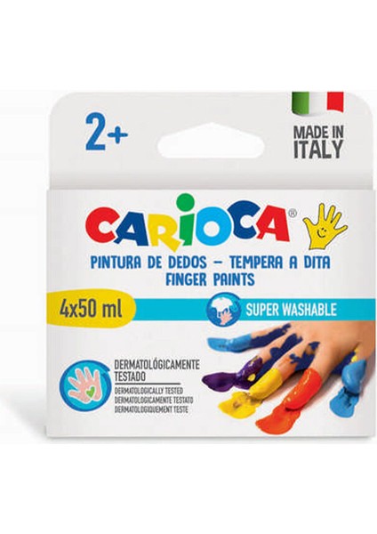 4 Adet Carioca Baby Parmak Boyası 4 Renk 50ML fiyatları