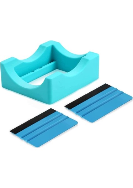 Tumbler Crafting Için Küçük Silikon Kupa Beşiği -Tumbler Bardak Kupalar Için Vinil Çıkartma, Çıkartma Hizalaması Için Bardak Tabanı (Yurt Dışından)