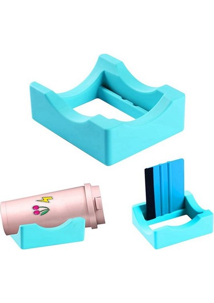 Tumbler Crafting Için Küçük Silikon Kupa Beşiği -Tumbler Bardak Kupalar Için Vinil Çıkartma, Çıkartma Hizalaması Için Bardak Tabanı (Yurt Dışından) fiyatları