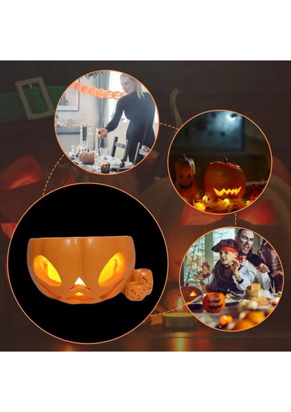 Içecek Fincanı Tutucu Dekorasyon Kabak Içecek Kupası Tutucu Cadılar Bayramı Partys Reçine Malzeme Masa Için Dekoratif Süsler (Yurt Dışından) indirimleri