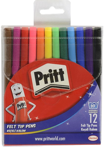 4 Adet Pritt 12'li Keçeli Kalem fiyatları