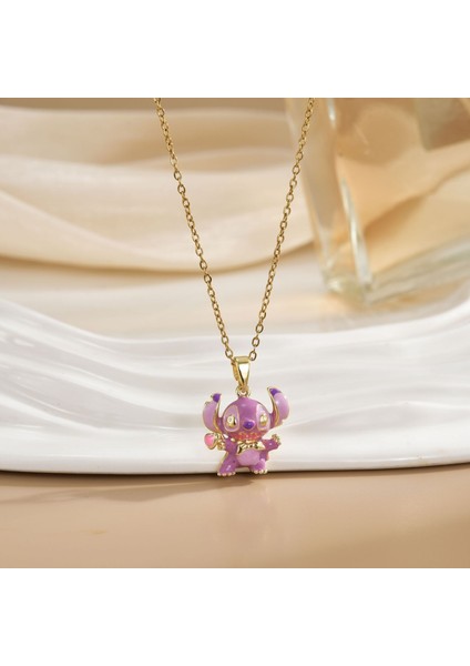 Yeni Titanyum Çelik Premium Niş Tasarım Kolye Duygusu Gelgit Modası Basit Mizaç Rengini Kaybetmez Köprücük Kemiği Zinciri (Yurt Dışından)