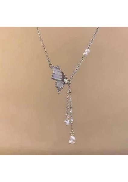 Yeni Vibe Sense Iyi Şanslar Istifleme Kolye Kısa Kolye Sevimli Köprücük Kemiği Zinciri (Yurt Dışından)