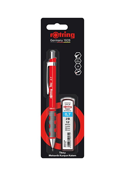 4 Adet Rotring Versatil Tikky Kalem 0.7 mm Uç Hediyeli