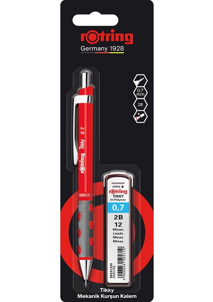 4 Adet Rotring Versatil Tikky Kalem 0.7 mm Uç Hediyeli fiyatları