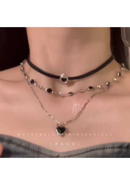 Yeni Ekleme Japonya ve Güney Kore Kolye Tasarım Duygusu Gelişmiş Hafif Lüks Niş Köprücük Kemiği Zinciri, Kadın Kolye (Yurt Dışından)