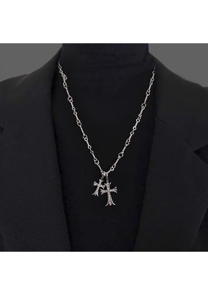 Yeni Kolye Niş Tasarım Birinci Sınıf Mizaç Duygusu Basit Köprücük Kemiği Zinciri Çok Yönlü Basit Hafif Lüks Kolye (Yurt Dışından)