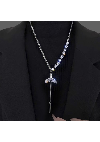 Yeni Kolye Niş Tasarım Birinci Sınıf Mizaç Duygusu Basit Köprücük Kemiği Zinciri Çok Yönlü Basit Hafif Lüks Kolye (Yurt Dışından)