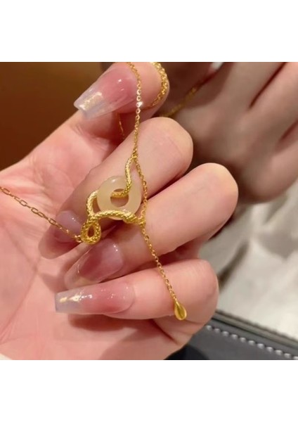 Yeni Çin Zen Uzun Bronz Tüy Kolye Vintage Bohem Etnik Tarzı Çift Jumper Giyim Uzun Aksesuarlar (Yurt Dışından)