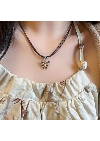 Yeni Kolye Kadın Niş Aksesuarları Baharatlı Kız Tatlı Serin Köprücük Kemiği Zinciri Kazak Kazak Zinciri Yüz Üst Düzey Süslemeler Duygusu ile (Yurt Dışından)