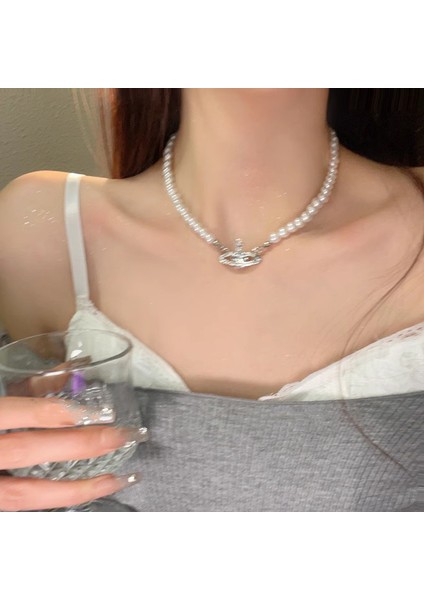 Yeni Kolye Niş Tasarım Birinci Sınıf Mizaç Duygusu Basit Köprücük Kemiği Zinciri Çok Yönlü Basit Hafif Lüks Kolye (Yurt Dışından)