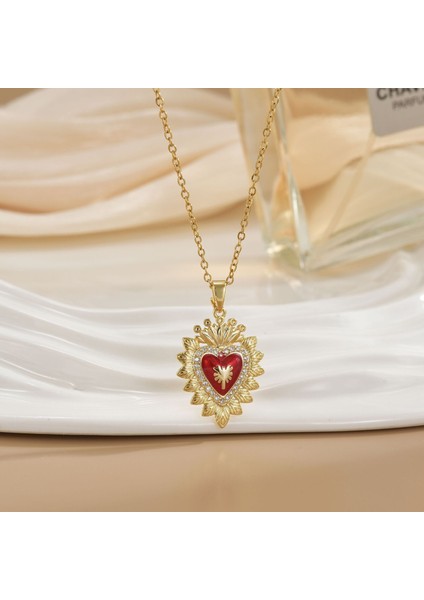 Yeni Kıdemli Işık Duygusu Lüks Titanyum Çelik Kolye Kadın Niş Tasarım Baharatlı Kız Inci Köprücük Kemiği Zinciri Moda Yüz Aksesuarları ile (Yurt Dışından)