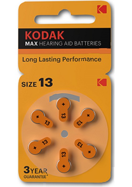 4 Adet Kodak Işitme Cihazı Pili P13 6 Adet fiyatları
