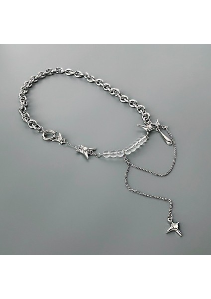 Yeni Çin Zen Uzun Bronz Tüy Kolye Vintage Bohem Etnik Tarzı Çift Jumper Giyim Uzun Aksesuarlar (Yurt Dışından)