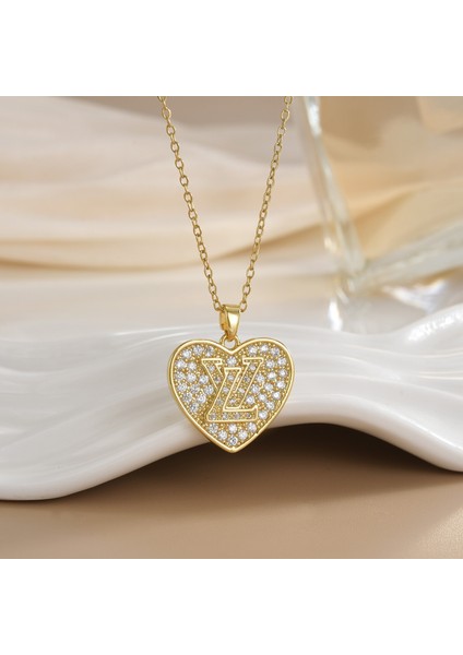 Yeni Titanyum Çelik Premium Niş Tasarım Kolye Duygusu Gelgit Modası Basit Mizaç Rengini Kaybetmez Köprücük Kemiği Zinciri (Yurt Dışından)