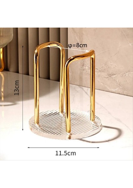 Lüks Bardak Depolama Tutucu Su Çay Kupaları Dispenser Raf Raf Kupa Ekran Ev Organizatör Tek Bardak (Yurt Dışından) indirimleri