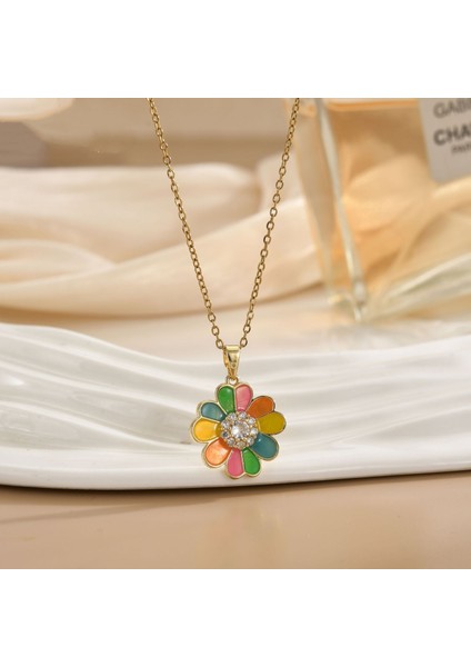 Yeni Avrupa ve Amerika Birleşik Devletleri Noel Serisi Kolye Kadın Basit Yeni Iş Tatil Elemanları Mikro-Kabuklu Yağ Damlası Kolye (Yurt Dışından)