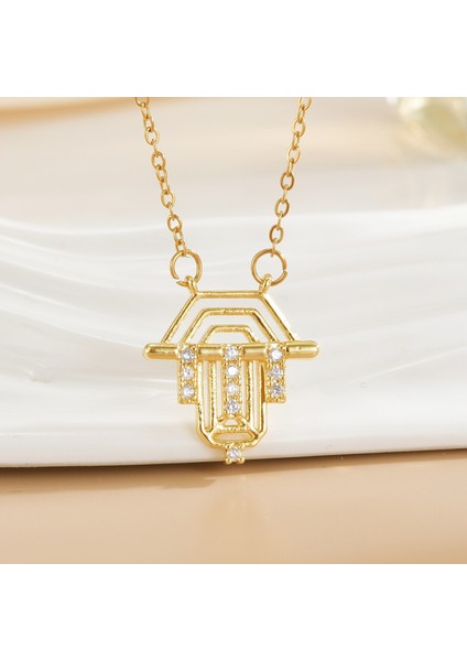 Yeni Avrupa ve Amerika Birleşik Devletleri Karikatür Sevimli Dikiş Yağ Damlası Zirkonya Kolye Kolye Dıy Takı Aksesuarları (Yurt Dışından)