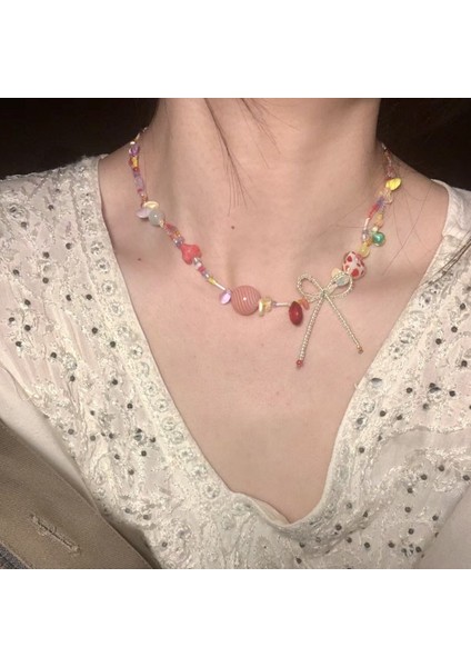 Yeni Ekleme Japonya ve Güney Kore Kolye Tasarım Duygusu Gelişmiş Hafif Lüks Niş Köprücük Kemiği Zinciri, Kadın Kolye (Yurt Dışından)