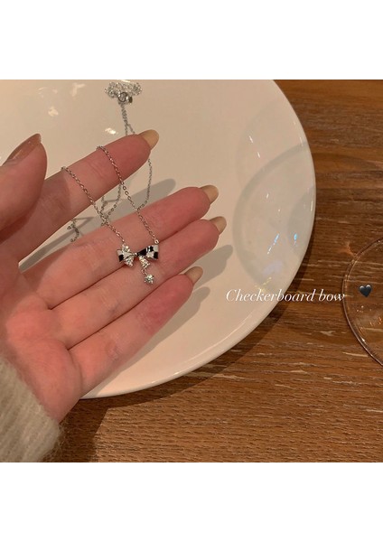 Yeni Kolye Niş Tasarım Birinci Sınıf Mizaç Duygusu Basit Köprücük Kemiği Zinciri Çok Yönlü Basit Hafif Lüks Kolye (Yurt Dışından)