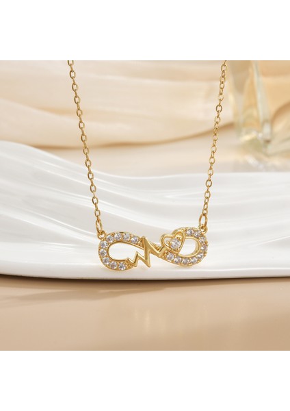 Yeni Kıdemli Işık Duygusu Lüks Titanyum Çelik Kolye Kadın Niş Tasarım Baharatlı Kız Inci Köprücük Kemiği Zinciri Moda Yüz Aksesuarları ile (Yurt Dışından)