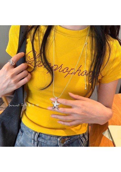 Yeni Perçin Metal Deri Yaka Crockpunk Aşk Kız Kültür Niş Kolye (Yurt Dışından)