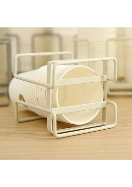 Kağıt Fincan Tutucu Tek Kullanımlık Kupa Seçici Demir Depolama Zemin Ev Kahve Çay Bardağı Tutucu Cam Kupalar Için Kullanılabilir (Yurt Dışından) fiyatları