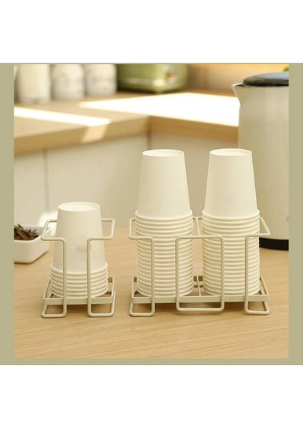 Kağıt Fincan Tutucu Tek Kullanımlık Kupa Seçici Demir Depolama Zemin Ev Kahve Çay Bardağı Tutucu Cam Kupalar Için Kullanılabilir (Yurt Dışından) indirimleri