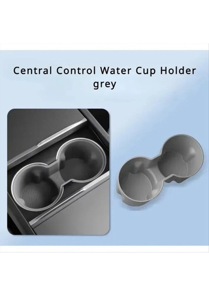 Tesla Için Gri Içecek Kupası Tutucu Yeni Model 3+ Merkezi Kontrol Koltuk Kutusu Sabit Su Kupası Yuvası Depolama Sahibi Model 3 Için (Yurt Dışından) fırsatları