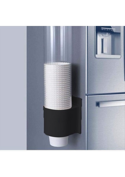 Tek Kullanımlık Fincan Tutucu Duvarı Monte, Fincan Dağıtıcı, Kağıt Veya Plastik Fincan Organizatör Siyah (Yurt Dışından) indirimleri