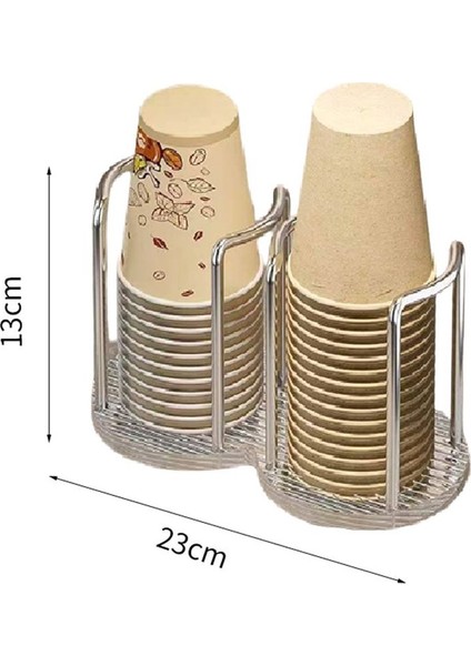 Kağıt Bardak Dağıtıcı Fincan Tutucu Fincan Organizatör Depolama Parti Fincanı Dağıtıcı Ağız Yıkama Durulama Fincan Depolama Tutucusu, 23X13CM B (Yurt Dışından) modelleri