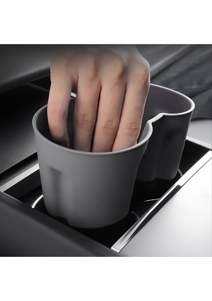Tesla Için Siyah Içki Kupası Tutucu Yeni Model 3+ Merkezi Kontrol Koltuğu Kutusu Sabit Su Kupası Yuvası Depolama Sahibi Model 3 (Yurt Dışından)