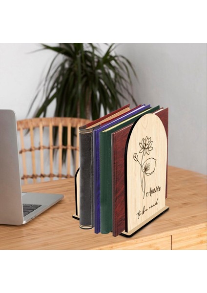 Kişiselleştirilmiş Doğum Çiçeği Okunacak Ahşap Kitap Standı, Isim Kitap Rafları Tutucu Ahşap Kitap Organizasyonu Kitaplık-B (Yurt Dışından) fırsatları