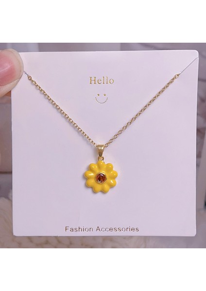 Yeni Bakır Kaplama Mikro-Set Zirkon Metin Tasarımı Moda Basit ve Çok Yönlü Kolye Ucu Kolye (Yurt Dışından)