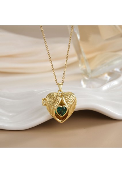 Yeni Avrupa ve Amerika Birleşik Devletleri Moda Lüks Niş Mücevher Deniz Dünyası Kolye Bakır Kaplama 18K Kolye Titanyum Çelik Köprücük Kemiği Zinciri (Yurt Dışından)