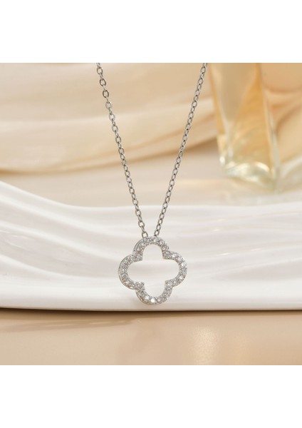 Yeni Kıdemli Işık Duygusu Lüks Titanyum Çelik Kolye Kadın Niş Tasarım Baharatlı Kız Inci Köprücük Kemiği Zinciri Moda Yüz Aksesuarları ile (Yurt Dışından)