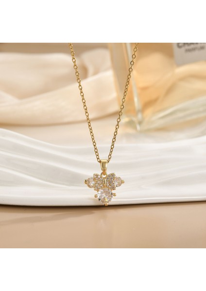 Yeni Avrupa ve Amerika Birleşik Devletleri Noel Serisi Kolye Kadın Basit Yeni Iş Tatil Elemanları Mikro-Kabuklu Yağ Damlası Kolye (Yurt Dışından)