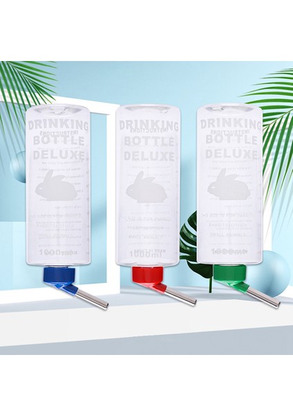 1000ML Küçük Hayvan Içme Çeşmesi Otomatik Içme Suyu Asılı Su Şişesi Kobay Için Uygun Turuncu (Yurt Dışından) fiyatları