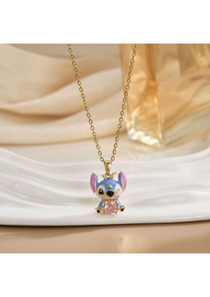 Yeni Avrupa ve Amerika Birleşik Devletleri Karikatür Sevimli Dikiş Yağ Damlası Zirkonya Kolye Kolye Dıy Takı Aksesuarları (Yurt Dışından)