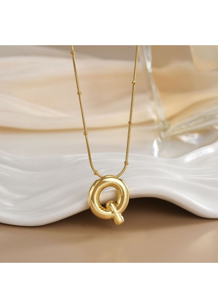 Yeni Avrupa ve Amerika Birleşik Devletleri Noel Serisi Kolye Kadın Basit Yeni Iş Tatil Elemanları Mikro-Kabuklu Yağ Damlası Kolye (Yurt Dışından)