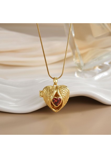 Yeni Avrupa ve Amerika Birleşik Devletleri Moda Lüks Niş Mücevher Deniz Dünyası Kolye Bakır Kaplama 18K Kolye Titanyum Çelik Köprücük Kemiği Zinciri (Yurt Dışından)